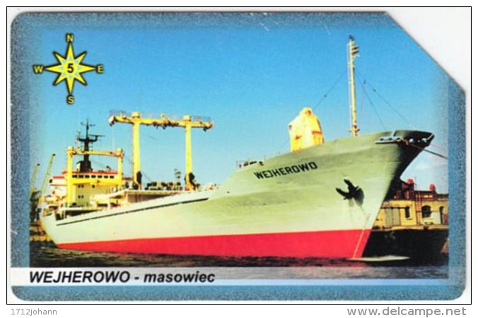 POLAND B-641 Magnetic Telekom - Traffic, Ship - Used - Polonia