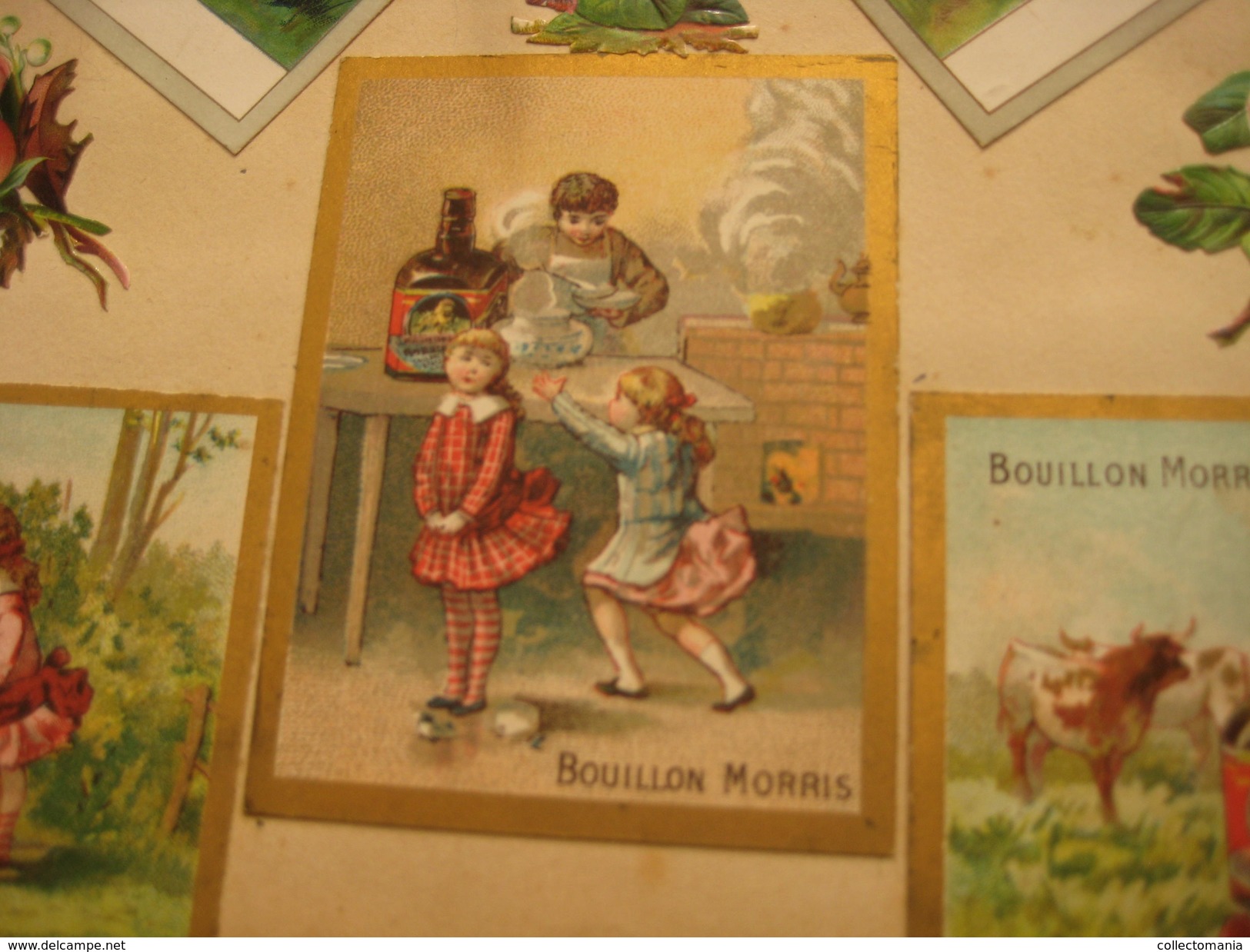 Album 101 -  trade cards complete sets Liebig, Peek and Freen, Bouillon Morris, Huntley & Palmers - Litho chromos c1890