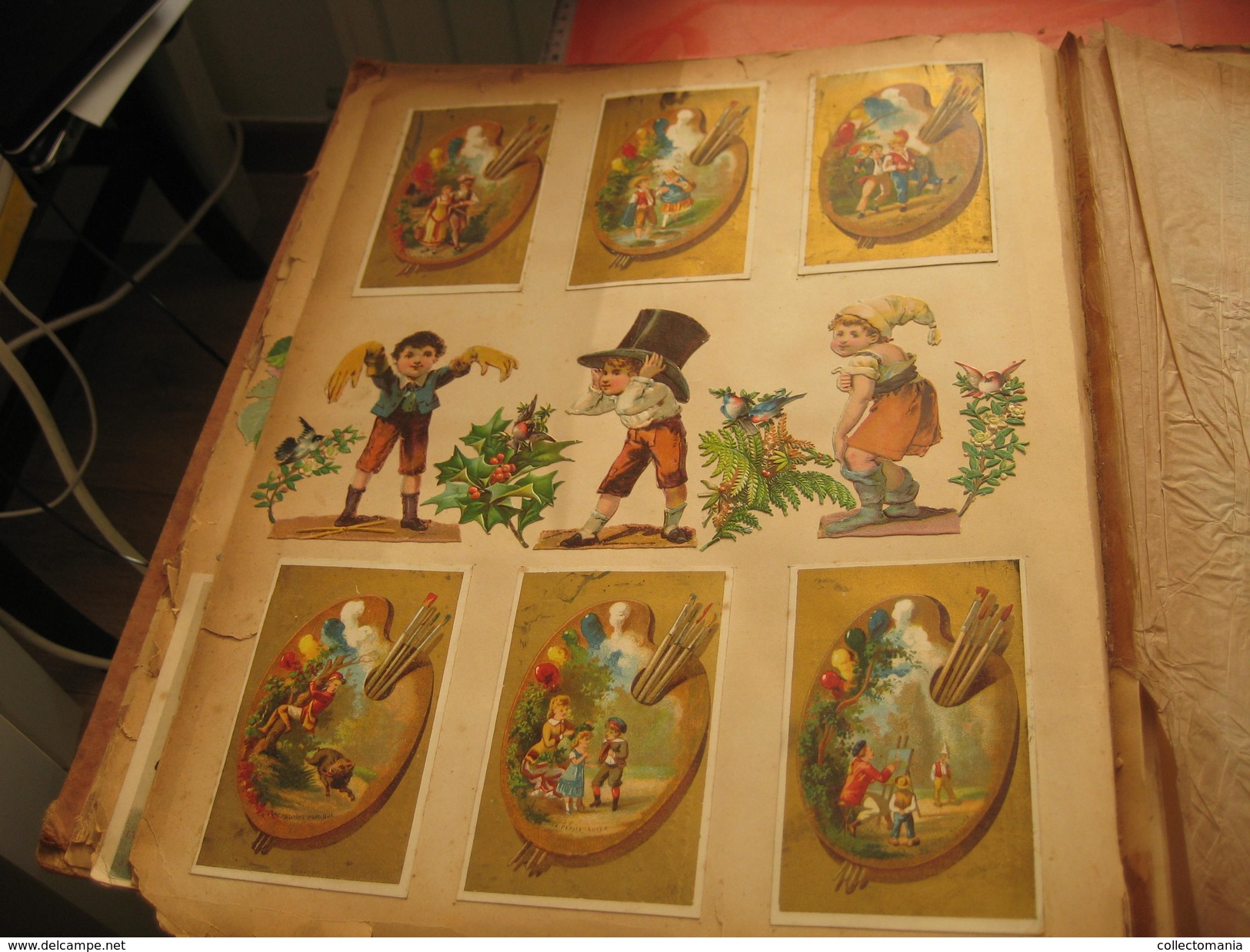 Album 101 -  trade cards complete sets Liebig, Peek and Freen, Bouillon Morris, Huntley & Palmers - Litho chromos c1890