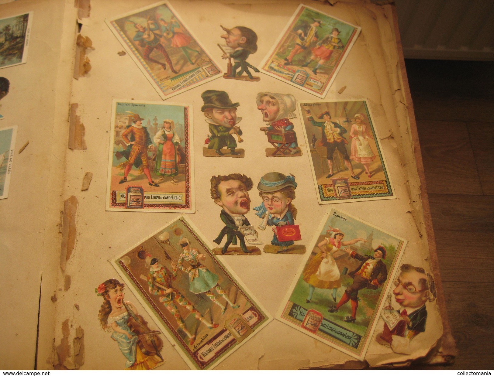 Album 101 -  trade cards complete sets Liebig, Peek and Freen, Bouillon Morris, Huntley & Palmers - Litho chromos c1890