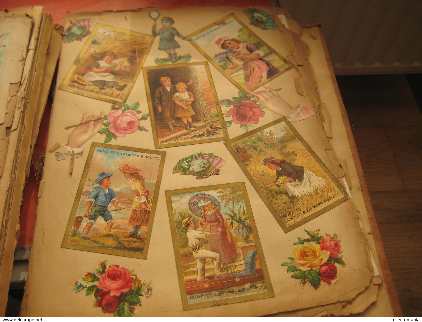 Album 101 -  trade cards complete sets Liebig, Peek and Freen, Bouillon Morris, Huntley & Palmers - Litho chromos c1890