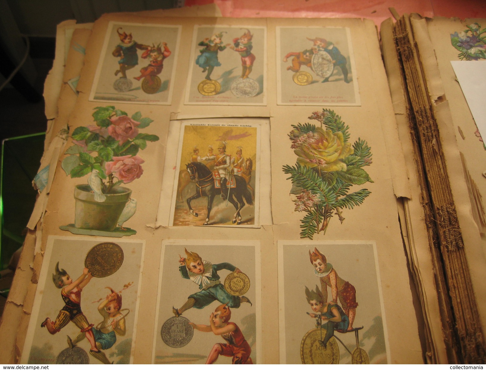 Album 101 -  trade cards complete sets Liebig, Peek and Freen, Bouillon Morris, Huntley & Palmers - Litho chromos c1890