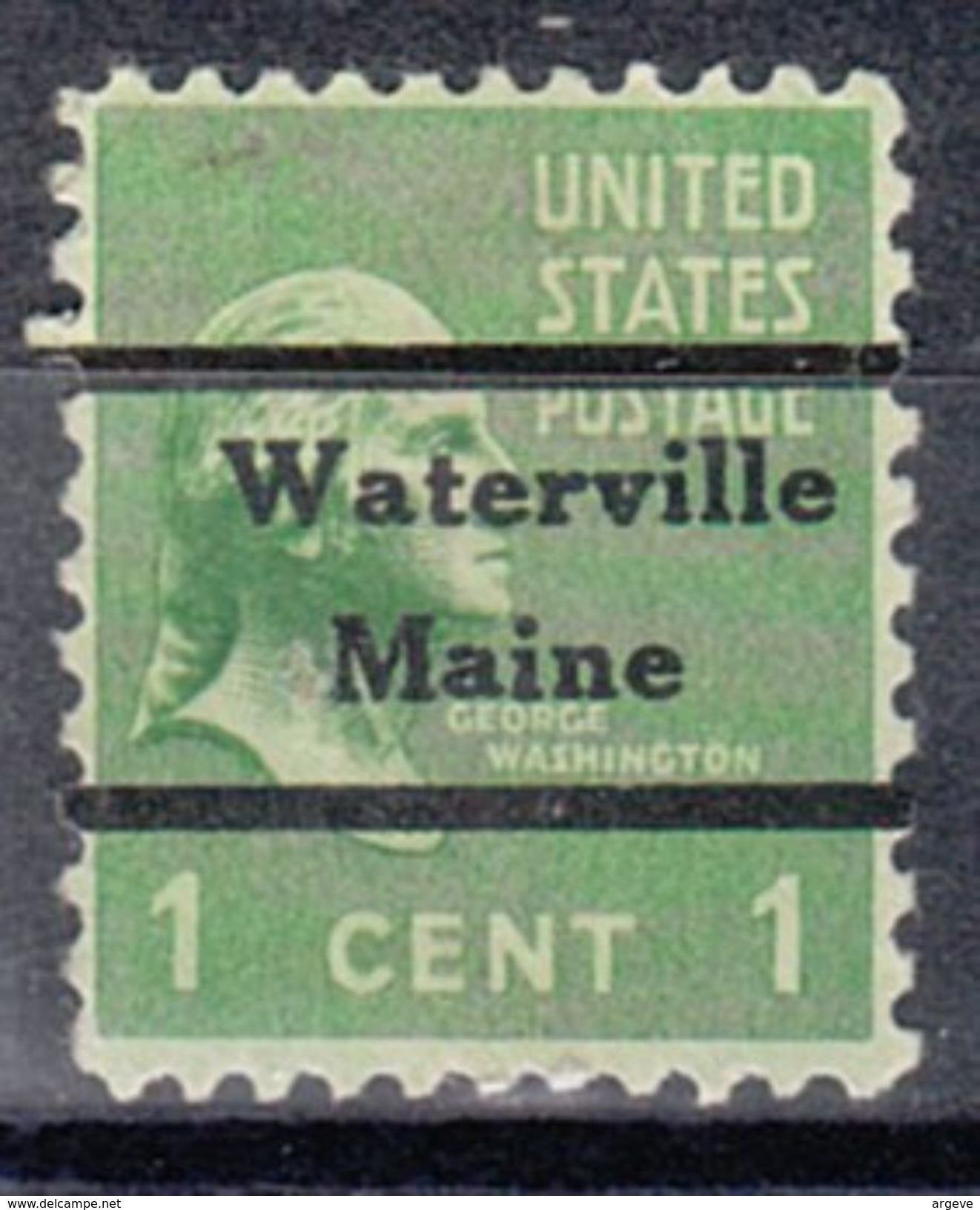 USA Precancel Vorausentwertung Preos Locals Maine, Waterville L-6 TS - Vorausentwertungen