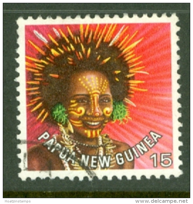 Papua New Guinea: 1977/78   Headdresses   SG321   15t    Used - Papua Nuova Guinea