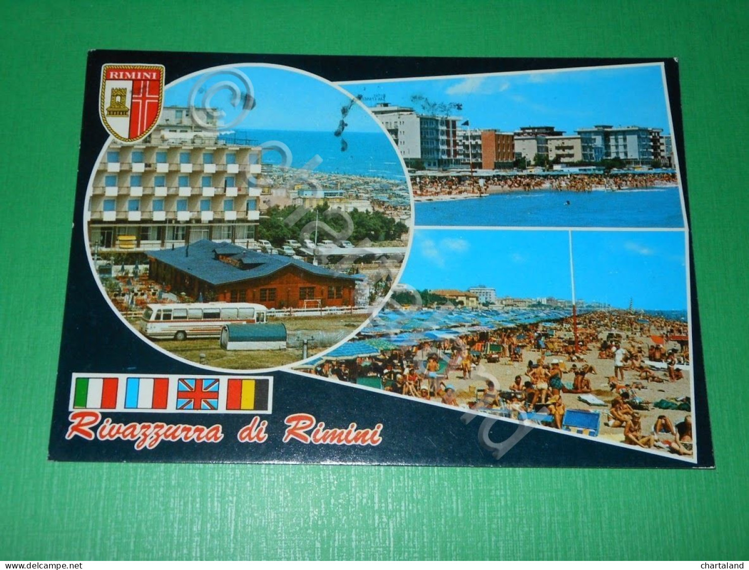 Cartolina Rivazzurra Di Rimini - Vedute Diverse 1974 - Rimini