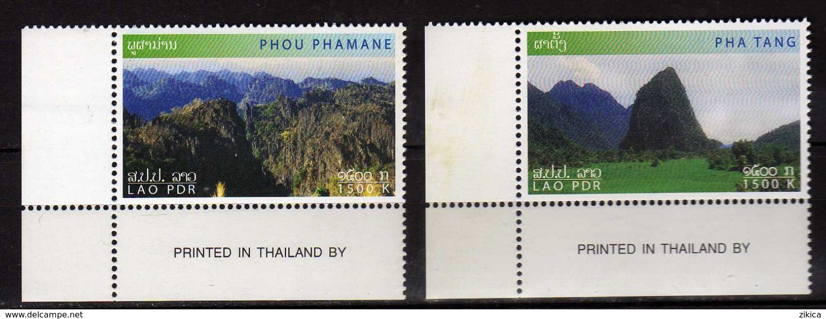 Laos 2002 International Year Of Mountains. MNH - Laos