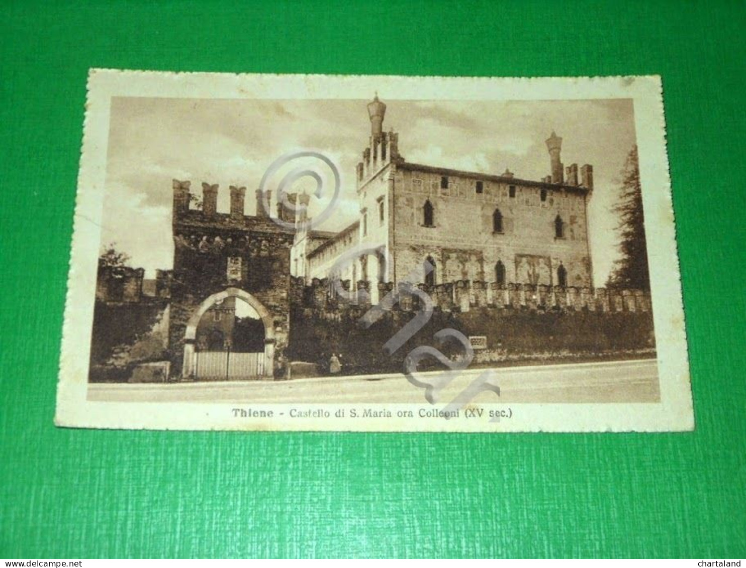 Cartolina Thiene - Castello Di S. Maria Ora Colleoni 1916 - Vicenza