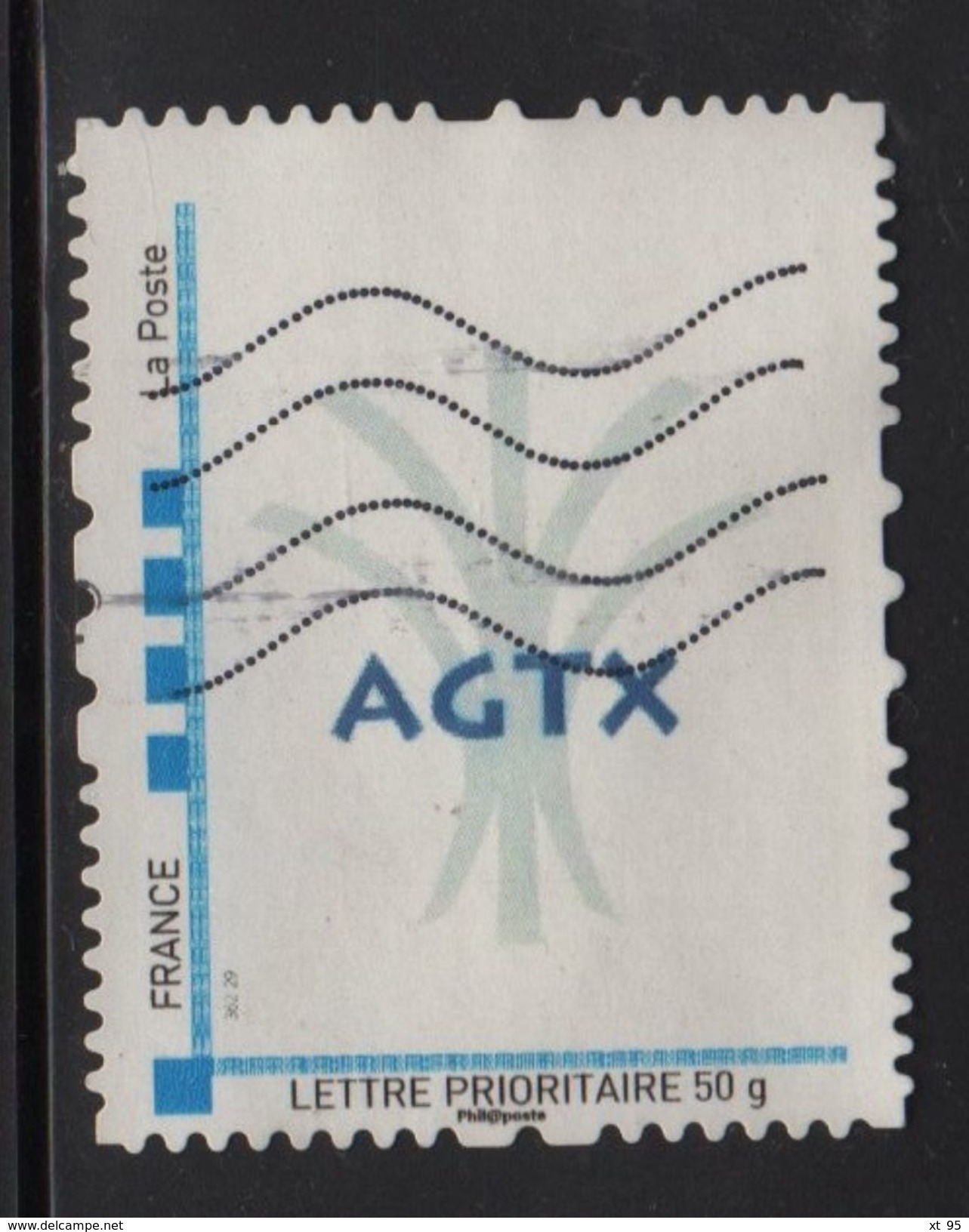 Timbre Personnalise Oblitere - Lettre Prioritaire 50g - AGTX - Prototypes Automobile - Used Stamps