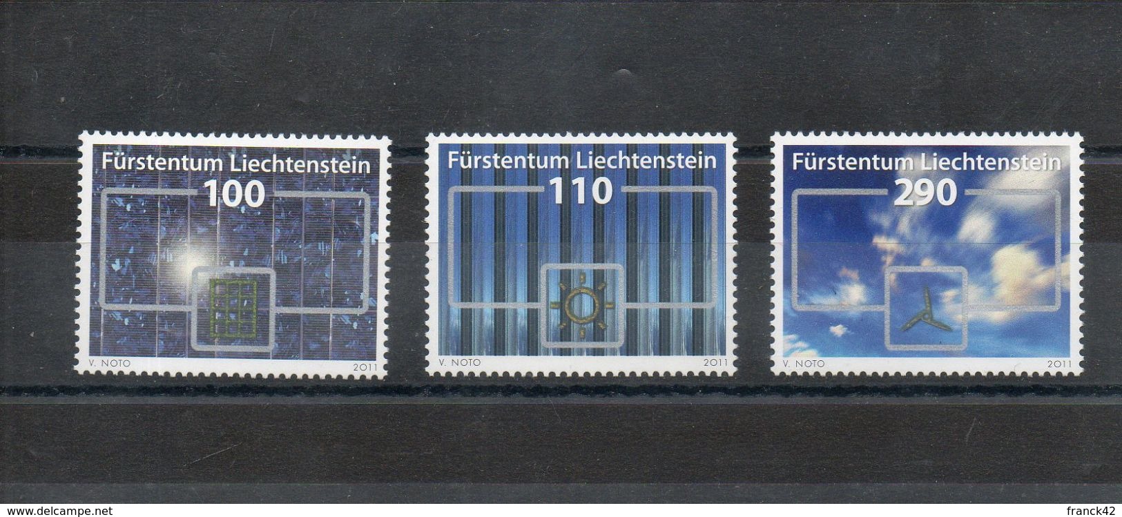 Liechtenstein. énergies. 2011 - Ungebraucht