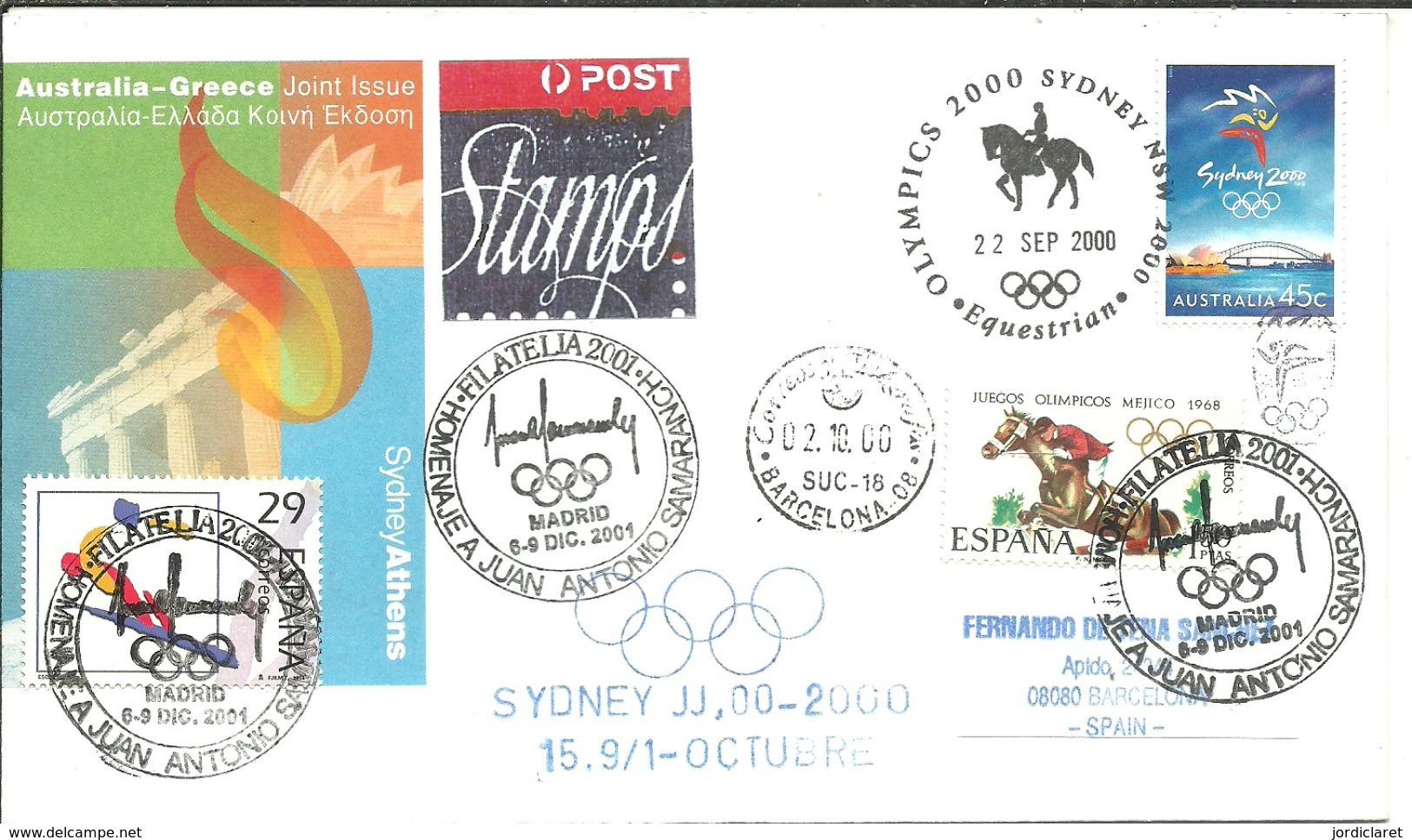 POSMARKET AUSTRALIA 2001 - Sommer 2000: Sydney - Paralympics