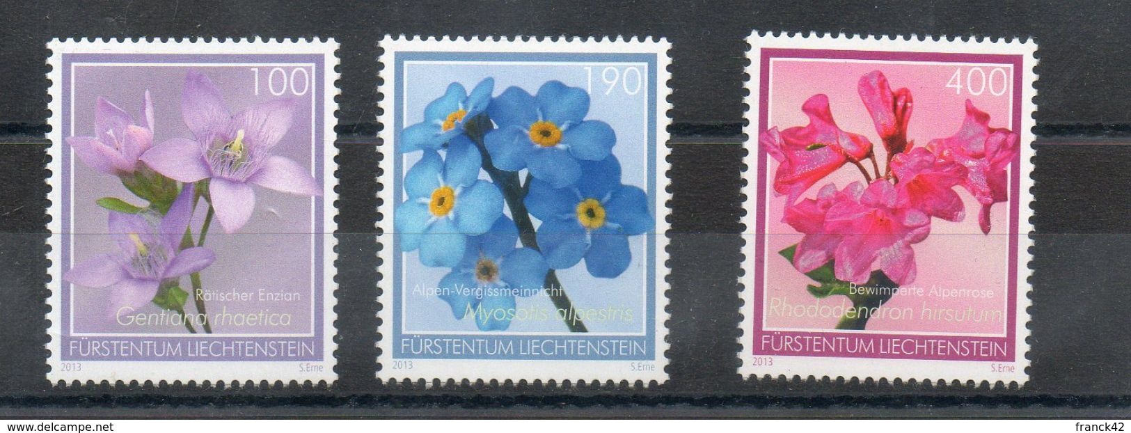 Liechtenstein. Fleurs 2013 - Ungebraucht