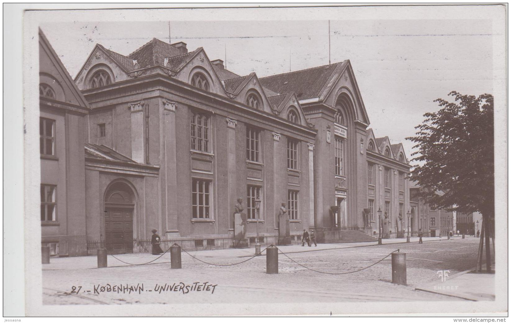 AK - Dänemark - Kopenhagen  - Universität - 1923 - Dänemark