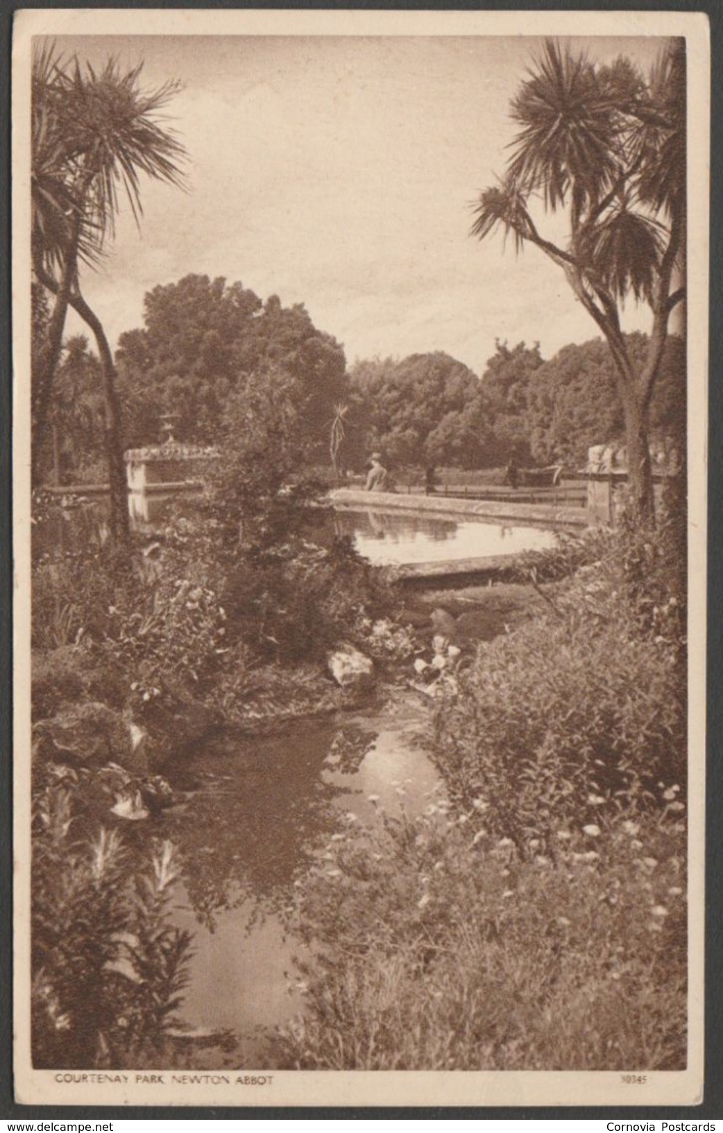 Courtenay Park, Newton Abbot, Devon, 1949 - Postcard - Other & Unclassified