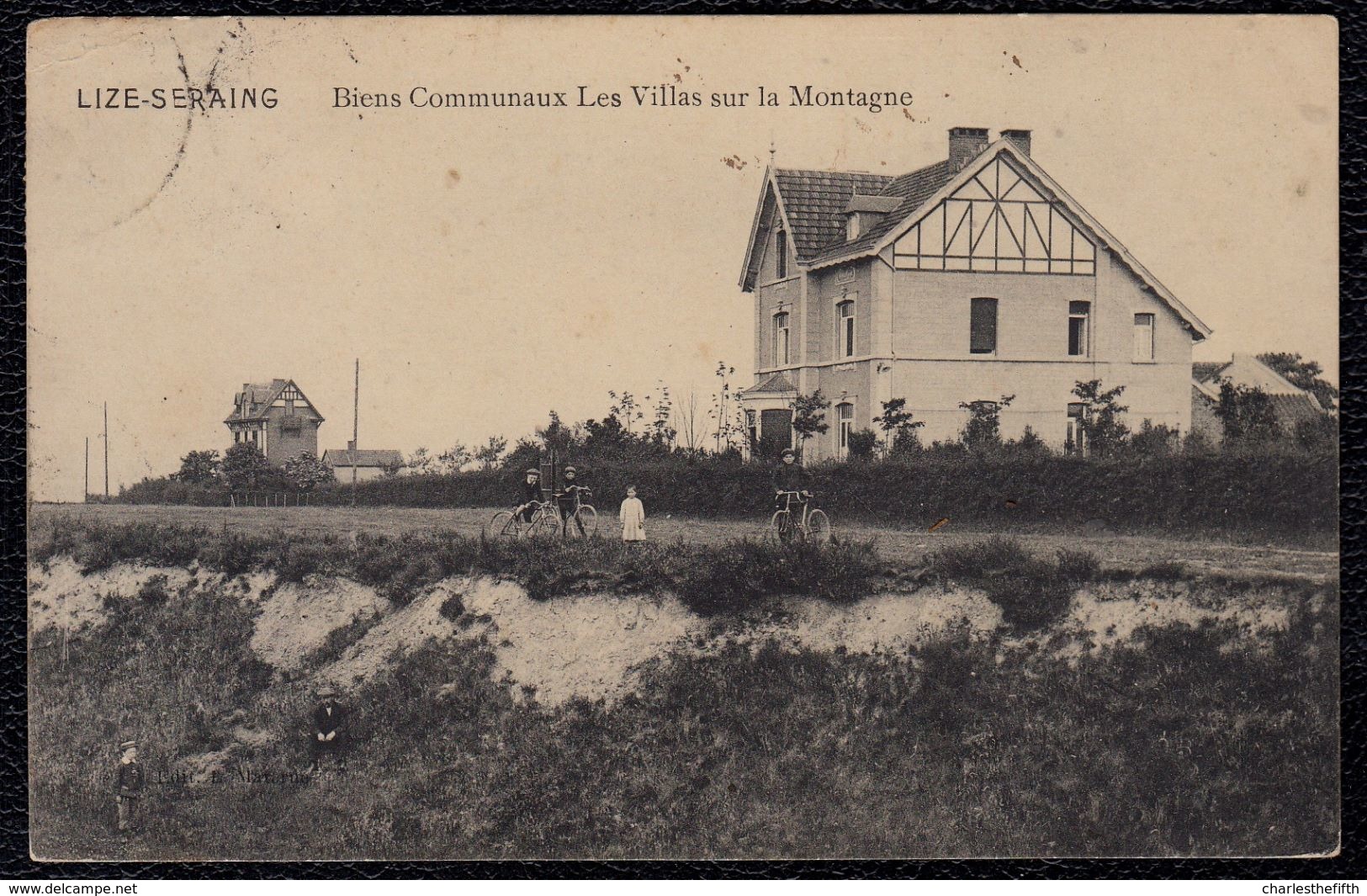 LIZE - SERAING - BIENS COMMUNAUX - LES VILLAS SUR LA MONTAGNE --- Animée Et Rare ! - Autres & Non Classés