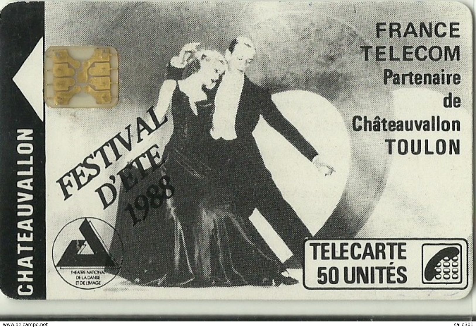Télécarte Châteauvallon 7-88 50 U Sc4 Tirage 10000 - 1988