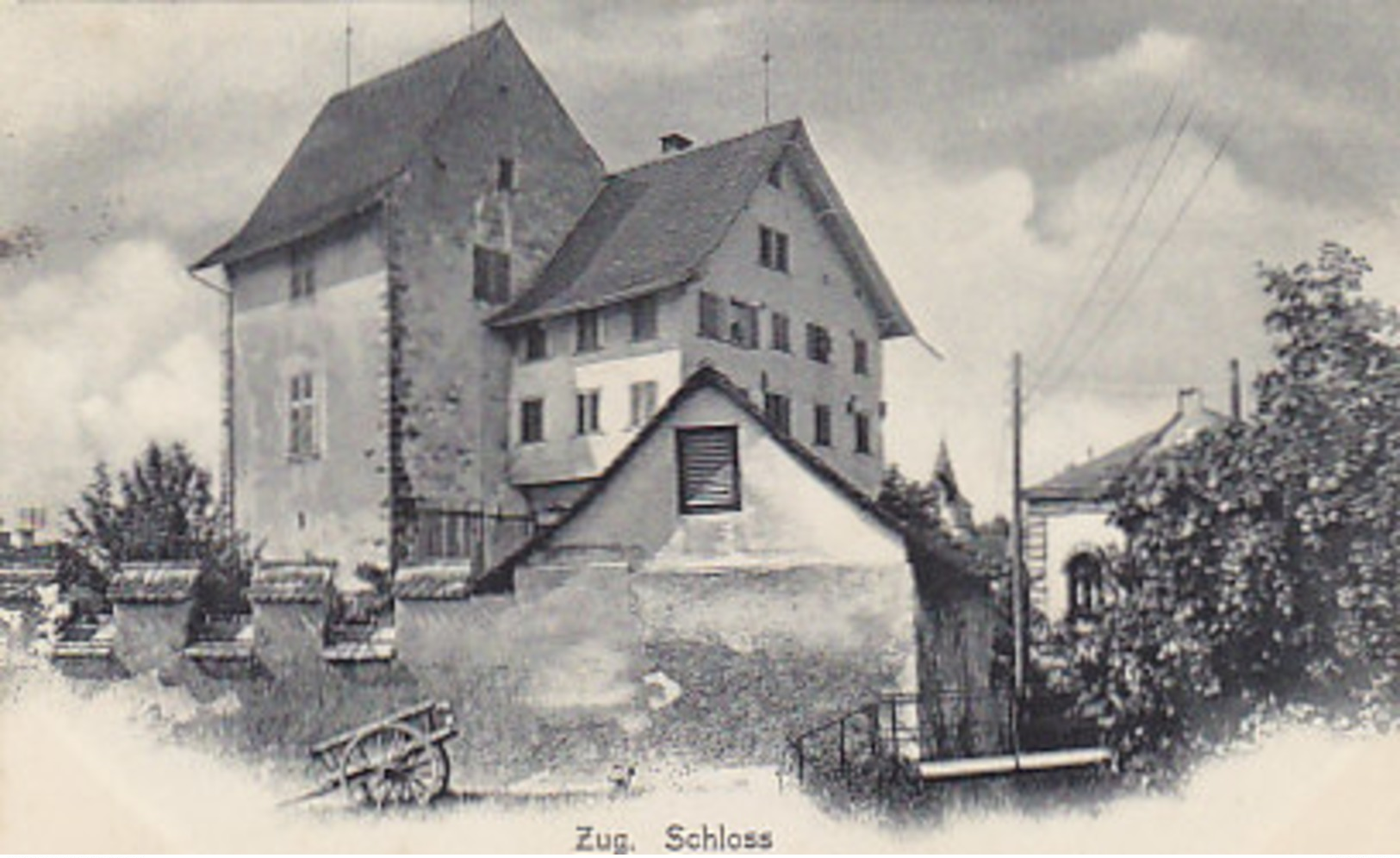 Zug - Schloss - Stabstempel "Thalweil" - 1904   (P-57-50618) - Zugo