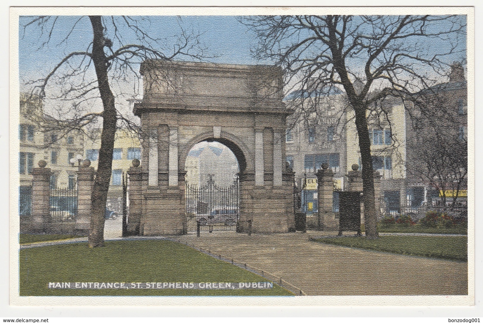 Main Entrance, St. Stephens Green, Dublin, Ireland. Unposted - Dublin