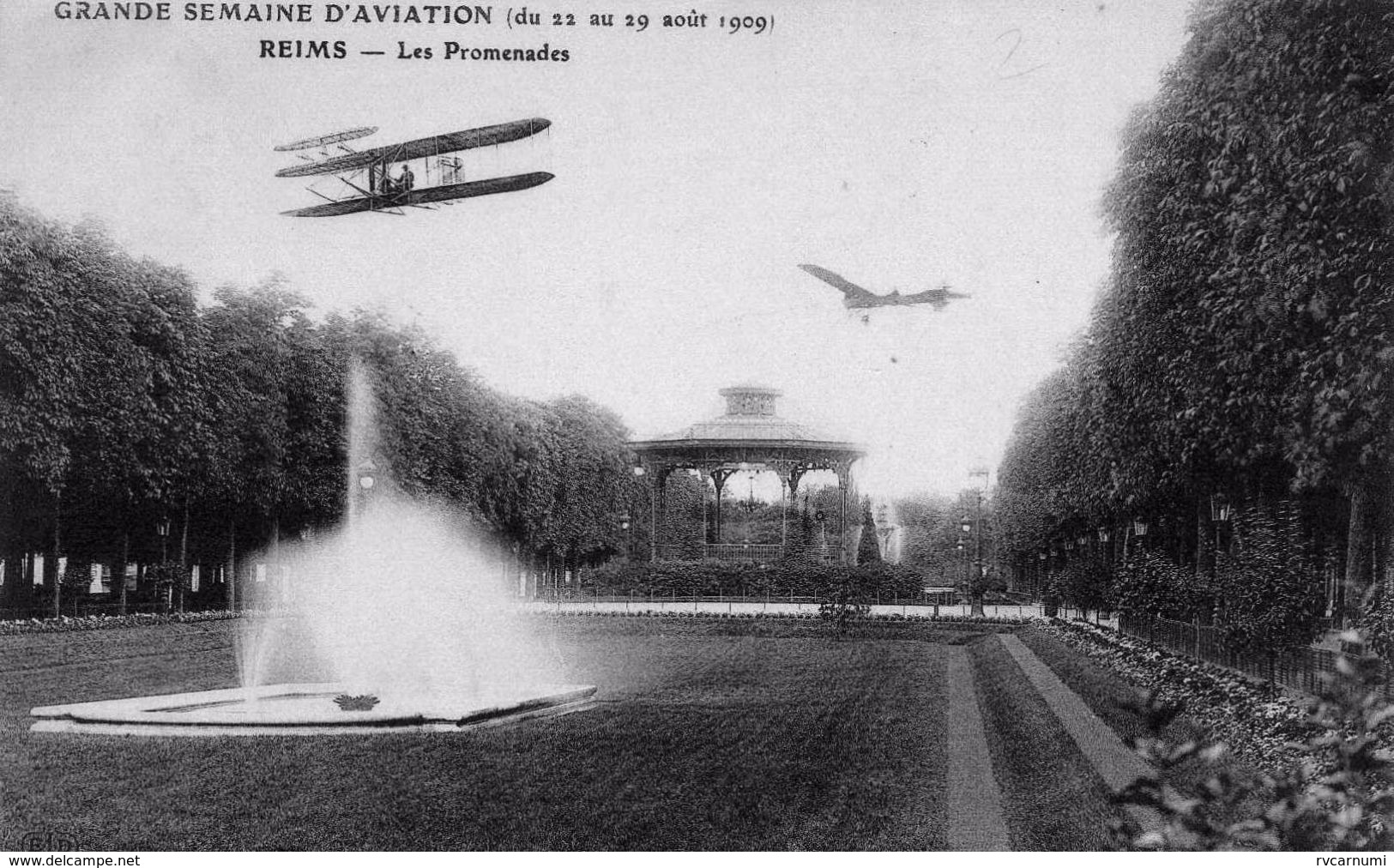 Grande Semaine D'Aviation De 1909: Les Promenades. - Reims