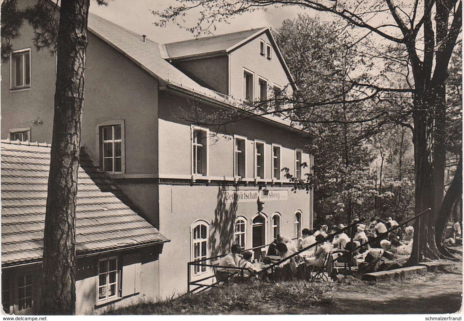 AK Borsberg Gasthof Bei Pillnitz Graupa Bonnewitz Reitzendorf Zaschendorf Krieschendorf Oberpoyritz Pirna Dresden DDR - Pillnitz