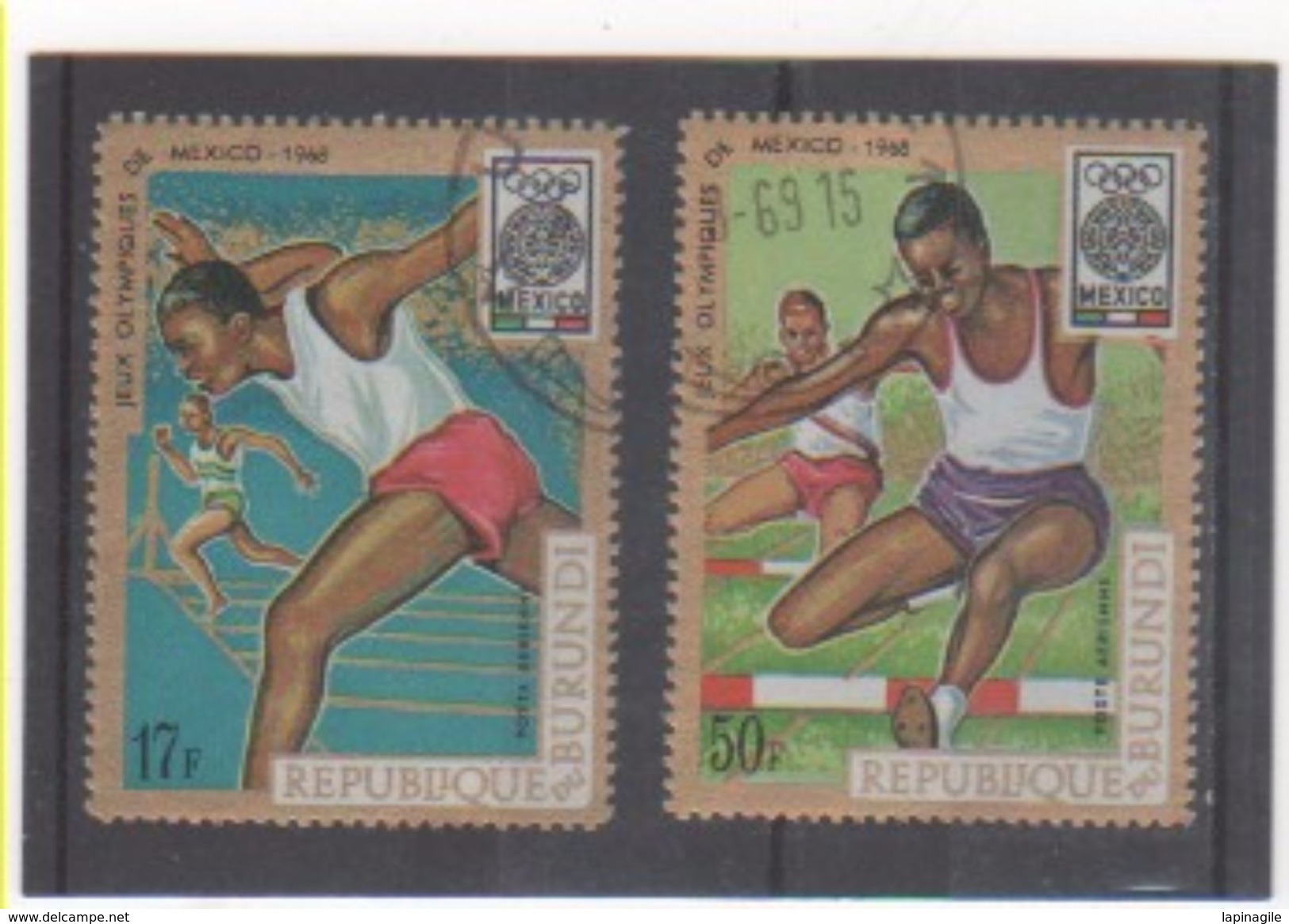 BURUNDI P.A. 1968 YT N° 96-98 Oblitéré - Autres & Non Classés