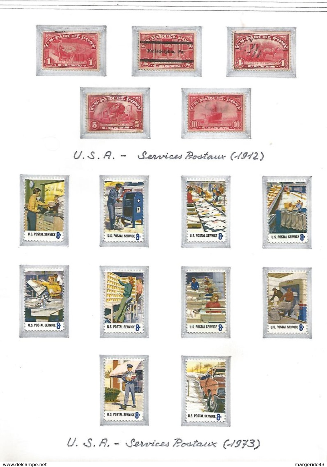 COLLECTION LA POSTE PAR LES TIMBRES - CHAPITRE VII - Colecciones (sin álbumes)