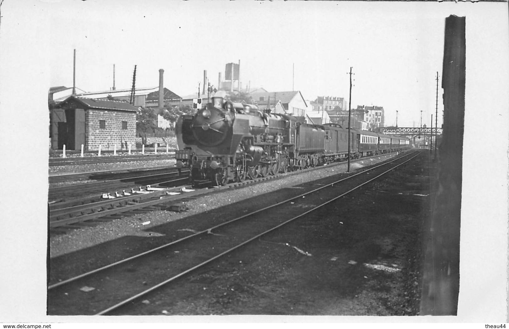 ¤¤  -  Carte-Photo  -    Train En Gare  , Chemin De Fer    -  ¤¤ - Trains