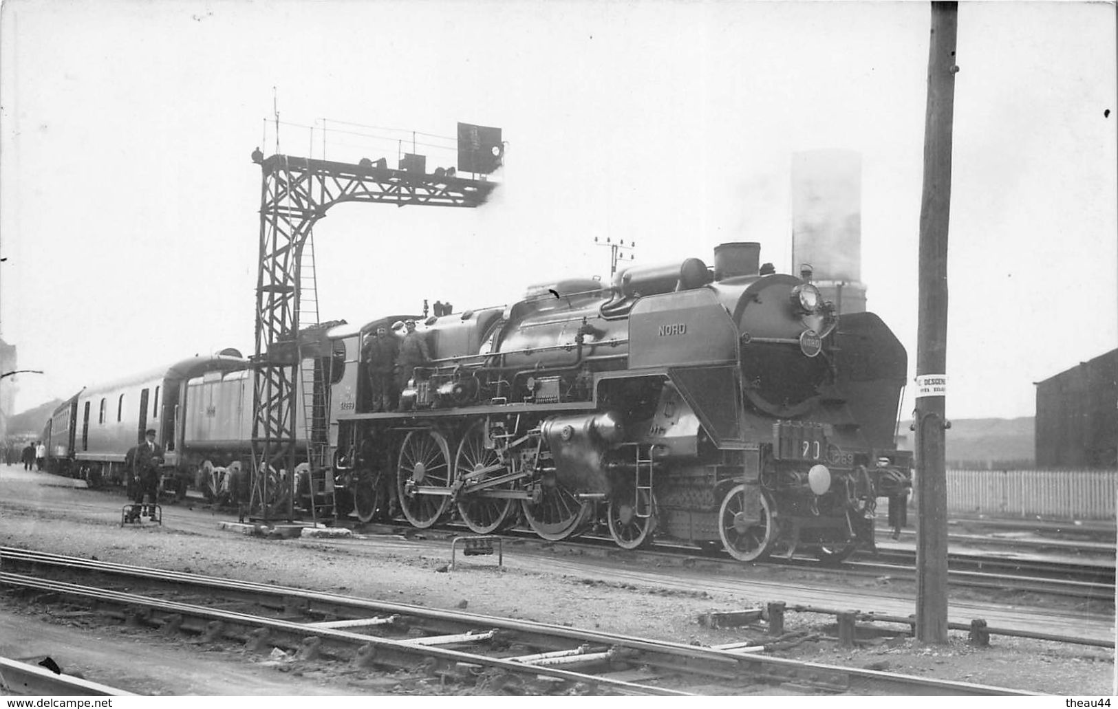 ¤¤  -  Carte-Photo  -    Train En Gare  , Chemin De Fer  -  Machine Du NORD N° 3.1269  -  ¤¤ - Eisenbahnen