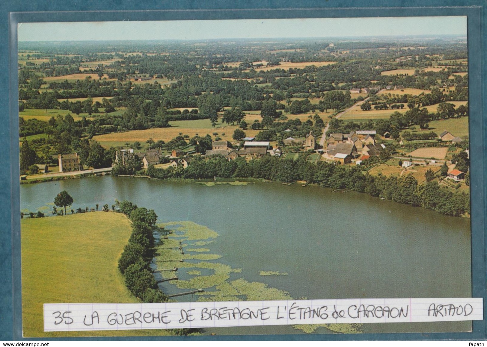 35-LA GUERCHE DE BRETAGNE-L'étang De CARCRAON-non écrite-10.5x15-ARTAUD - La Guerche-de-Bretagne