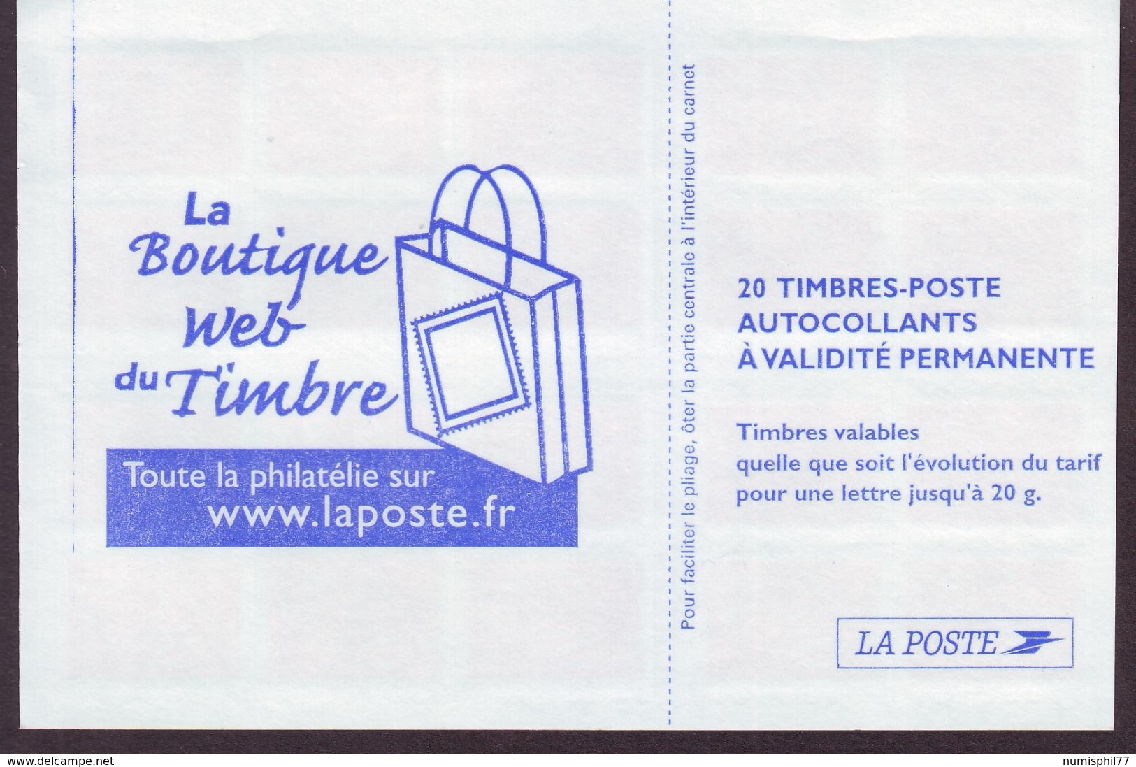 FRANCE - YT 3744 - C3 - Carnet Marianne De Lamouche  - TVP Rouge YT 3744 Cisaillés En Ligne - Autres & Non Classés