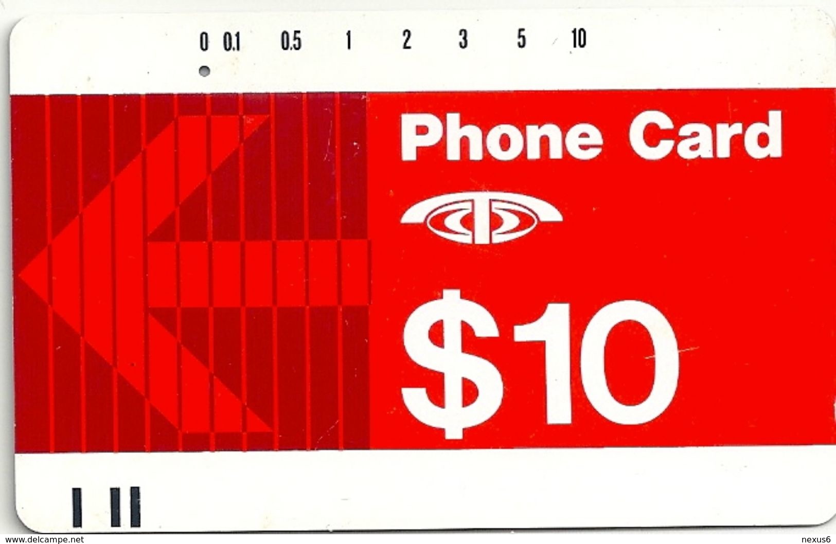 Singapore - Singapore Telecom - Anritsu Definitives - 1987, 10$, (with Notch) Used - Singapore