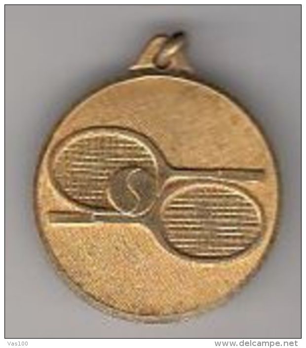 TENNIS, RAFFINI TROPHY, METAL BADGE, 1974, ITALY - Tennis