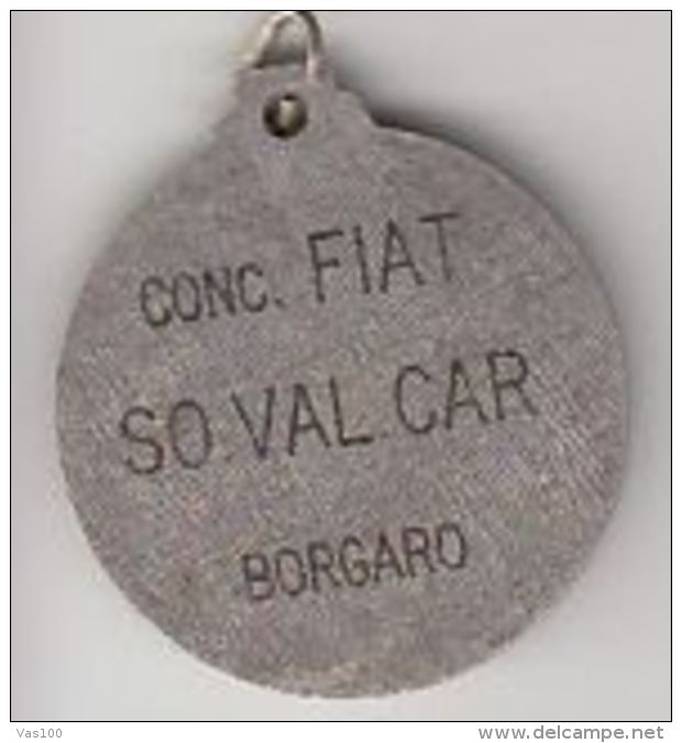 CYCLING, FIAT TOUR, METAL BADGE, ITALY - Cycling