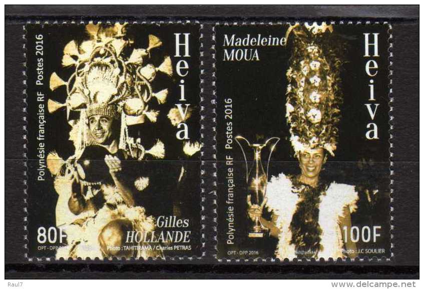 Polynésie 2016 - Heiva 2016 - 2 Val Neuf // Mnh - Unused Stamps