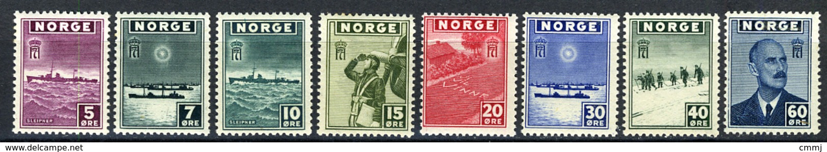 1943 - NORVEGIA - Mi. Nr. 276/283 - NH - (CW2427.12) - Nuovi