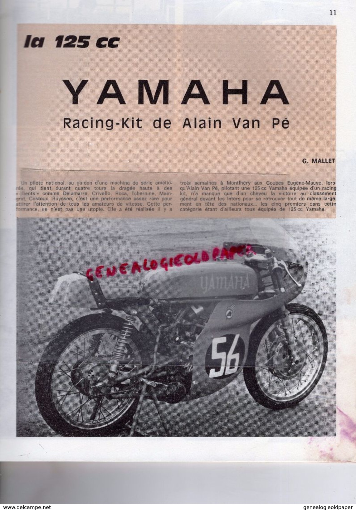 MOTO REVUE - N° 1980-16-5-1970-YAMAHA 125 DE VAN PE-BARCELONE-VESOUL-LE MANS- MALAGUTI- TORCE EN VALLEE-MONTLHERY-ITALIE