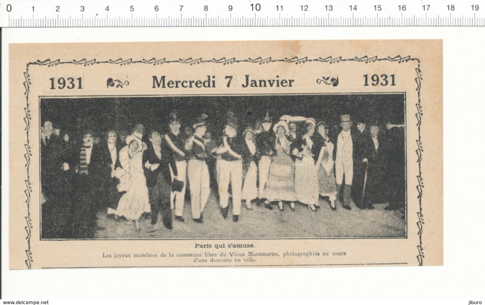 2 Scans Humour De 1931 Membres De La Commune Libre Du Vieux Montmartre / Cuisine Sauce Fourneau Ancien   209PF2 - Sin Clasificación