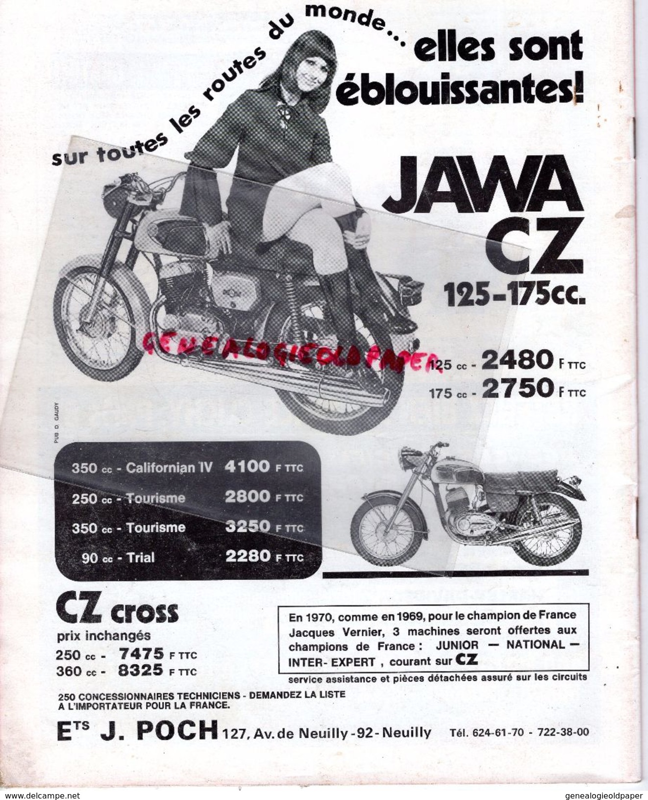 MOTO REVUE -N° 1998-17-10-1970-HERCULES-WANKEL-AUTRICHE-500 SUZUKI ROCA-125 DERBY-PARIS COLOGNE-JAWA CZ-POCH NEUILLY- - Motorfietsen