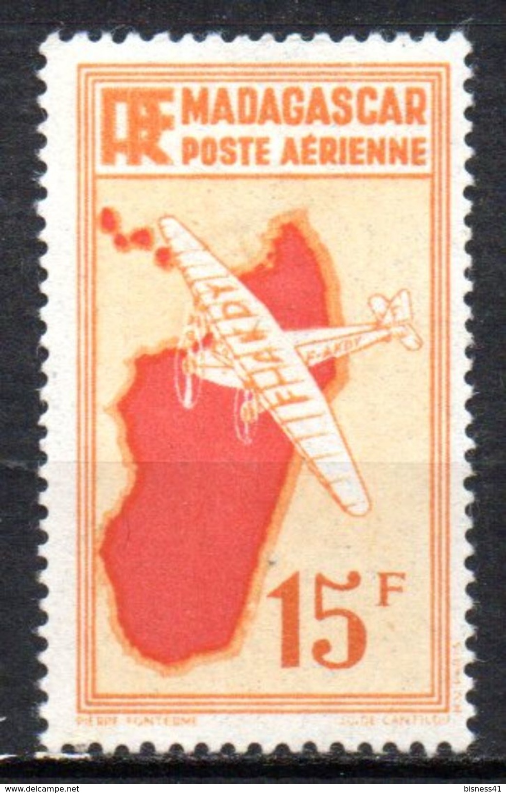 Col 4/ Madagascar  PA   N° 22 à 24  Neuf X MH  Cote 1,90&euro; - Poste Aérienne