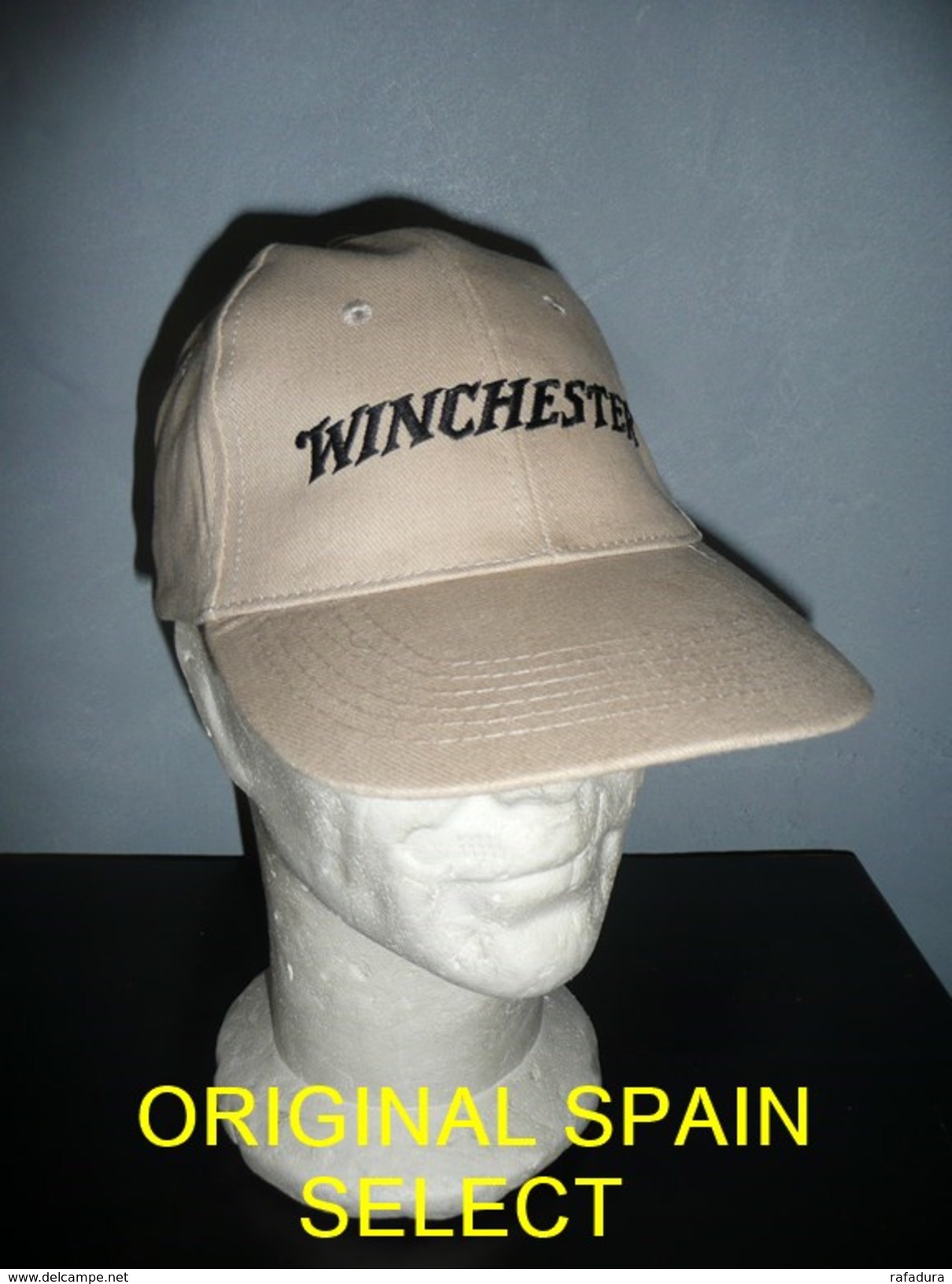 Casquette Beige WINCHESTER ( Carabine Western Fn Herstal 1866 1873 1886 1892 94 - Hoeden