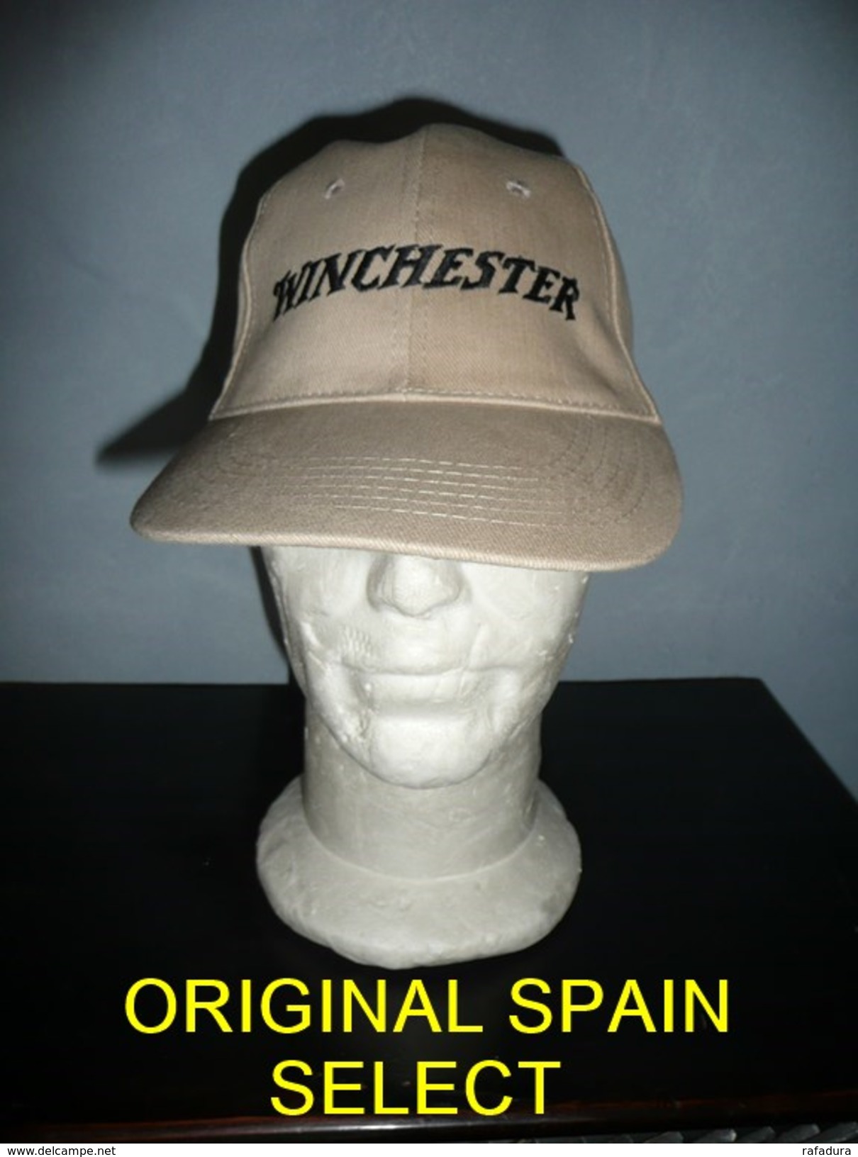 Casquette Beige WINCHESTER ( Carabine Western Fn Herstal 1866 1873 1886 1892 94 - Casques & Coiffures