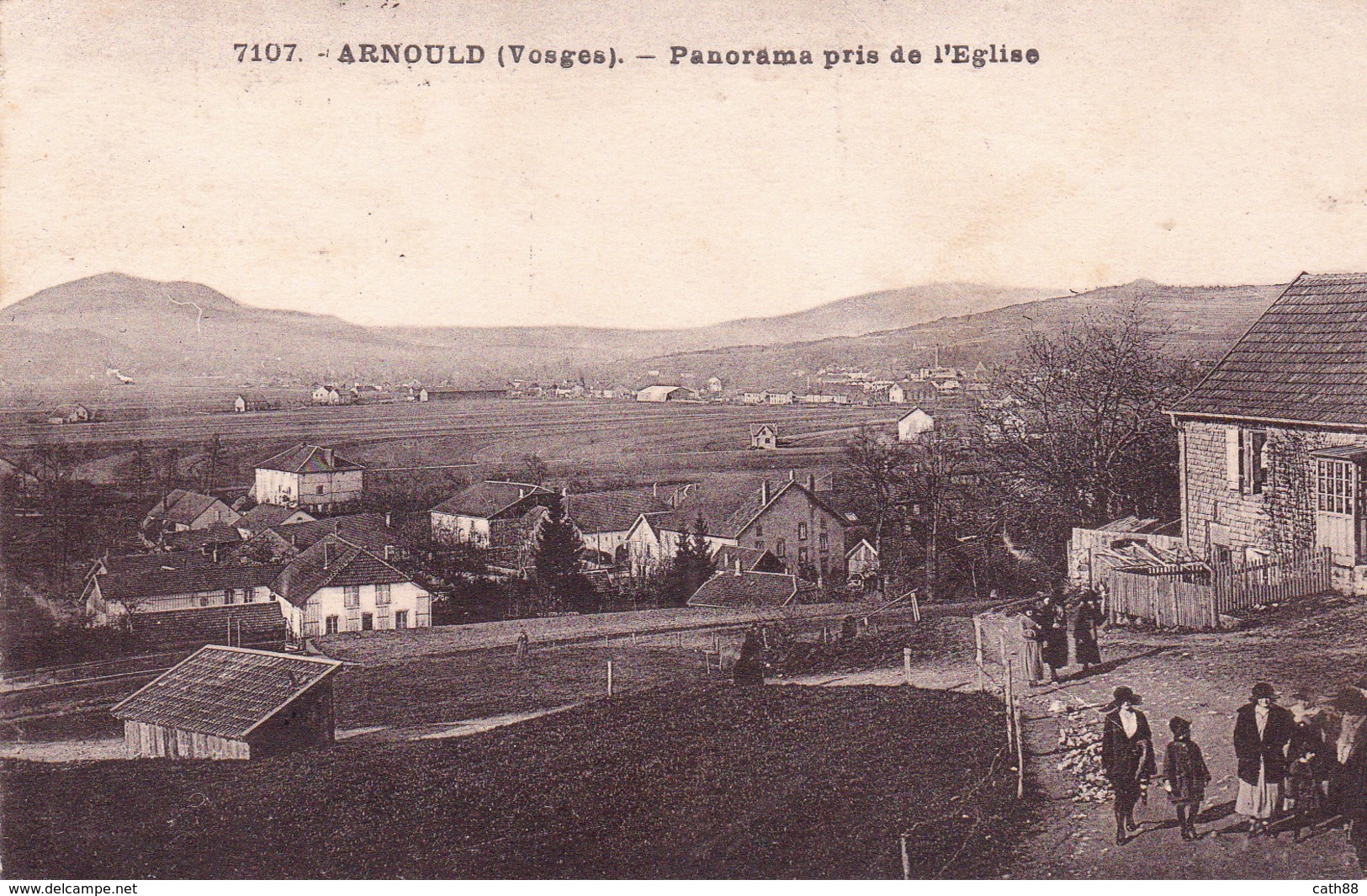 ANOULD - Panorama Pris De L'Eglise - Anould