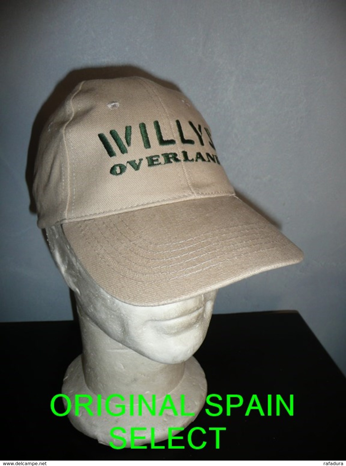 Casquette JEEP WILLYS OVERLAND Beige ( MB MA GPA SAS 4X4 M201 WW2 USA NORMANDIE - Casques & Coiffures