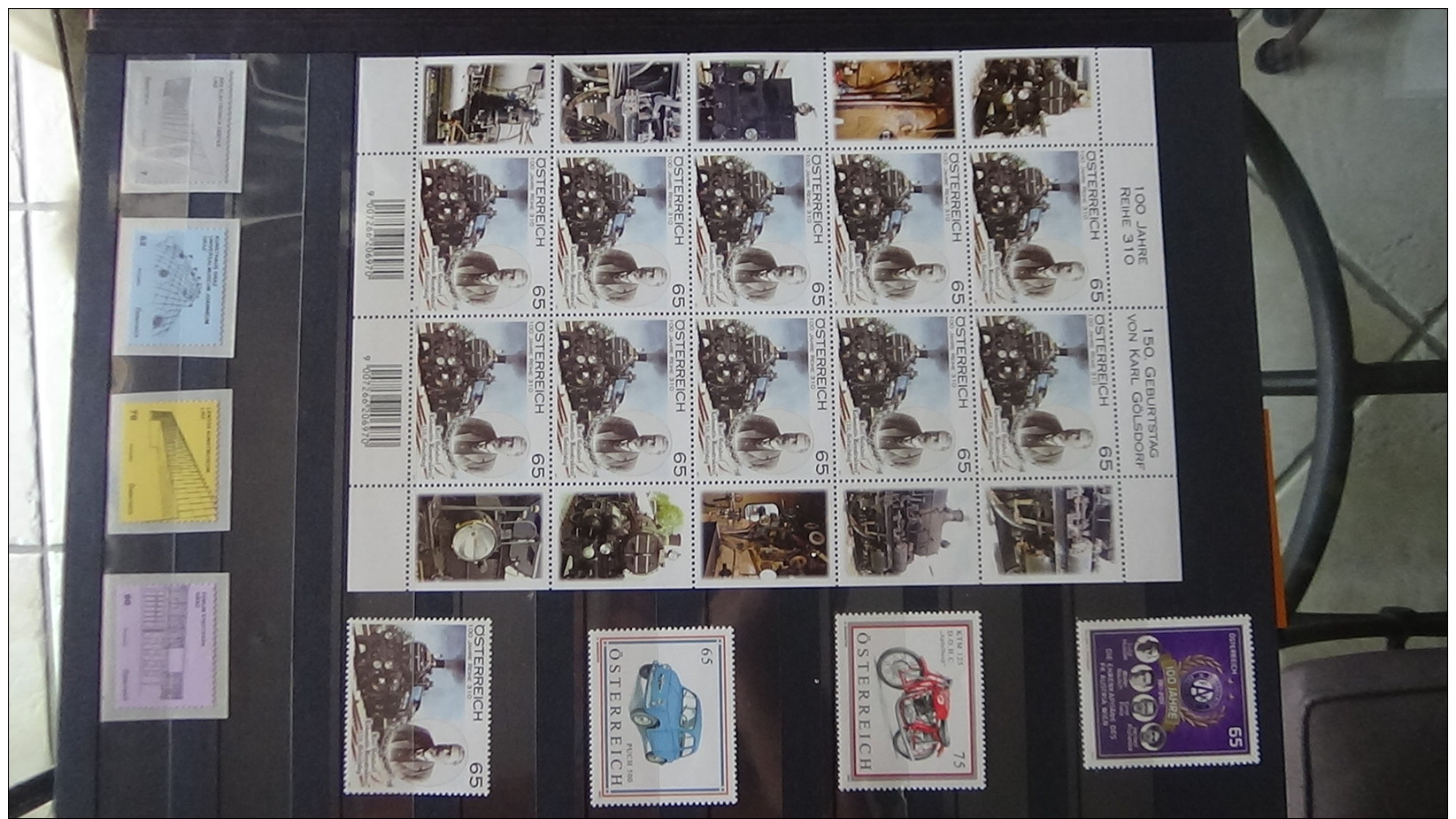 C Collection de Blocs, carnets et timbres ** de FINLAND et d'AUTRICHE années 2010. A saisir !!!