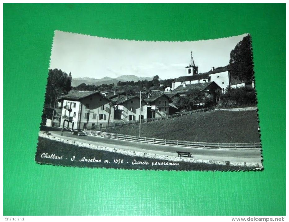 Cartolina Challand-Saint-Anselme - Scorcio Panoramico 1957 - Altri & Non Classificati