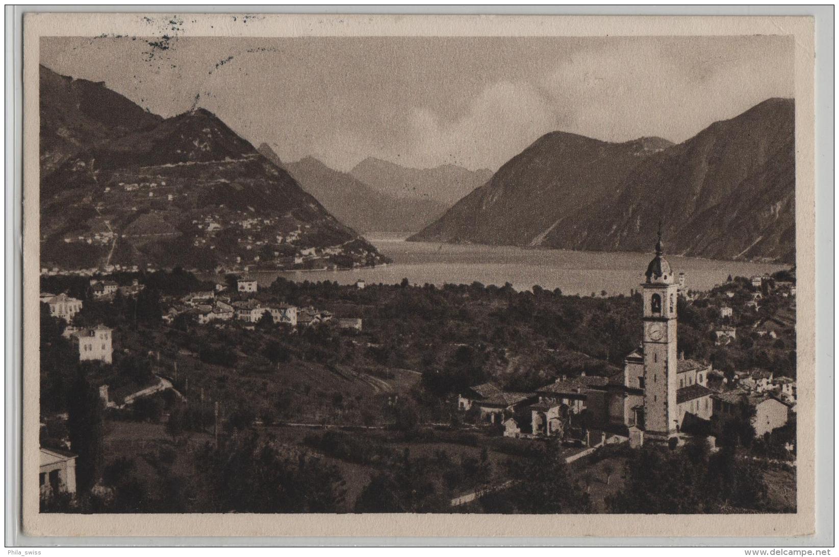 Gentilino (Collina D'Oro) E Sfondo Di Porlezza - Photo: A. Veronesi - Collina D'Oro