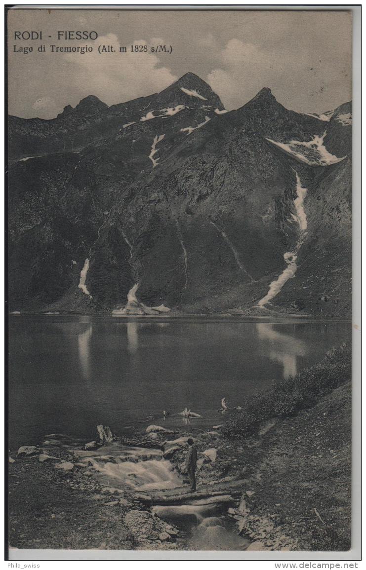 Rodi - Fiesso - Lago Di Tremorgio (1828 M) Animee - Photo: Alfredo Finzi No. 10383 - Autres & Non Classés