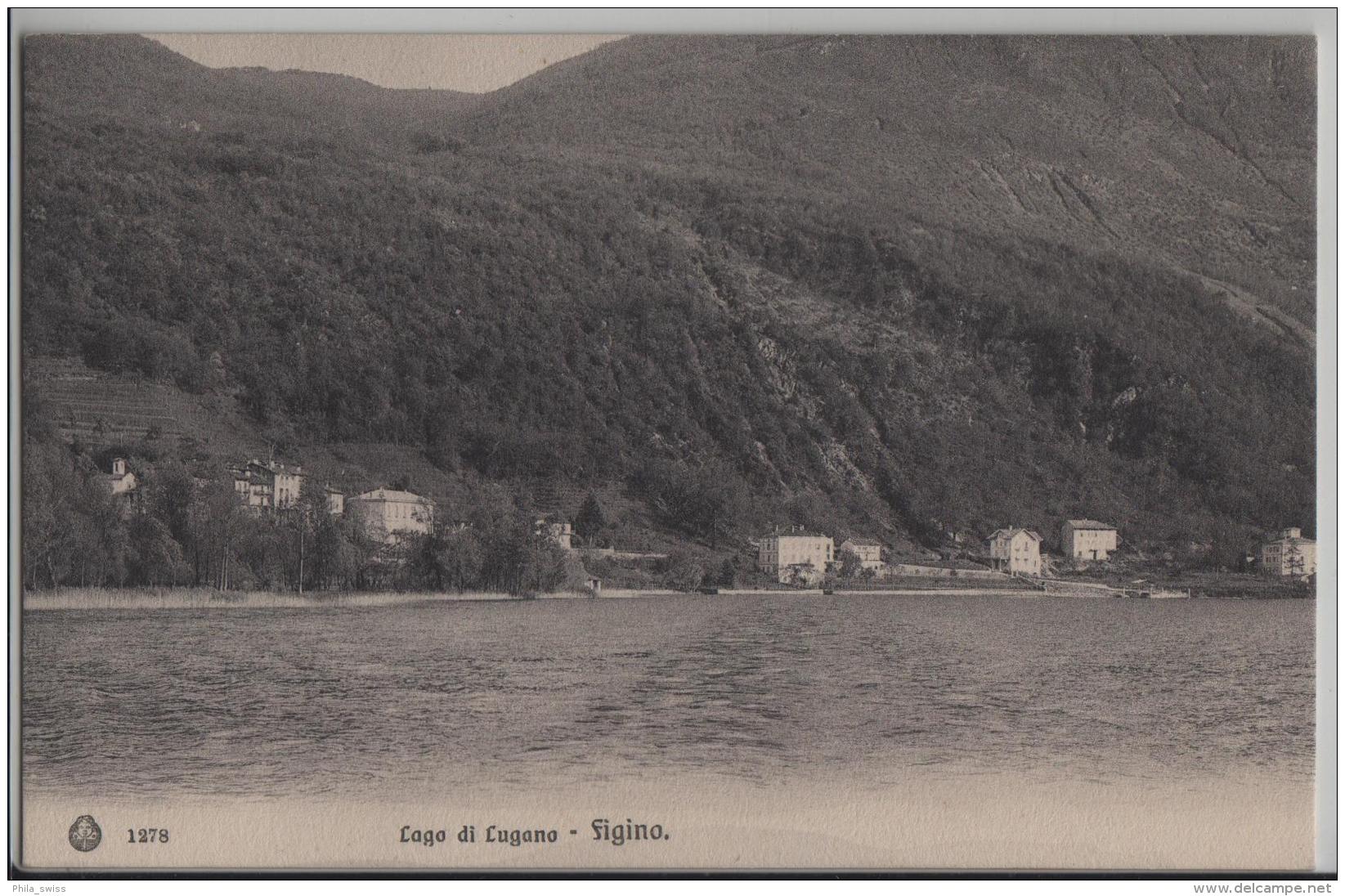 Lago Di Lugano - Figino - Photo: Brunner - Autres & Non Classés