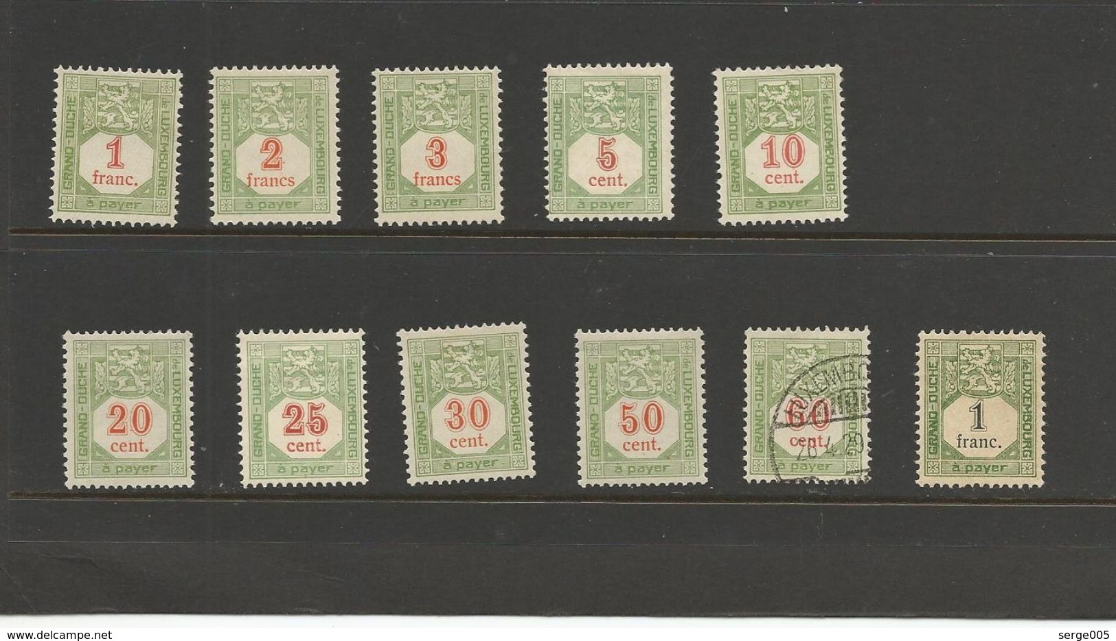 LUXEMBOURG COLLECTION  LOT No 1 0 5 - Collections