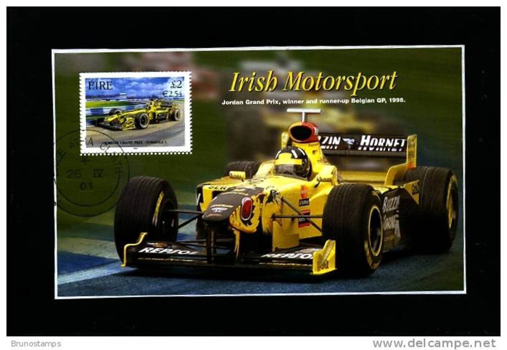 IRELAND/EIRE - 2001 IRISH MOTORSPORT  MS FINE USED - Blokken & Velletjes