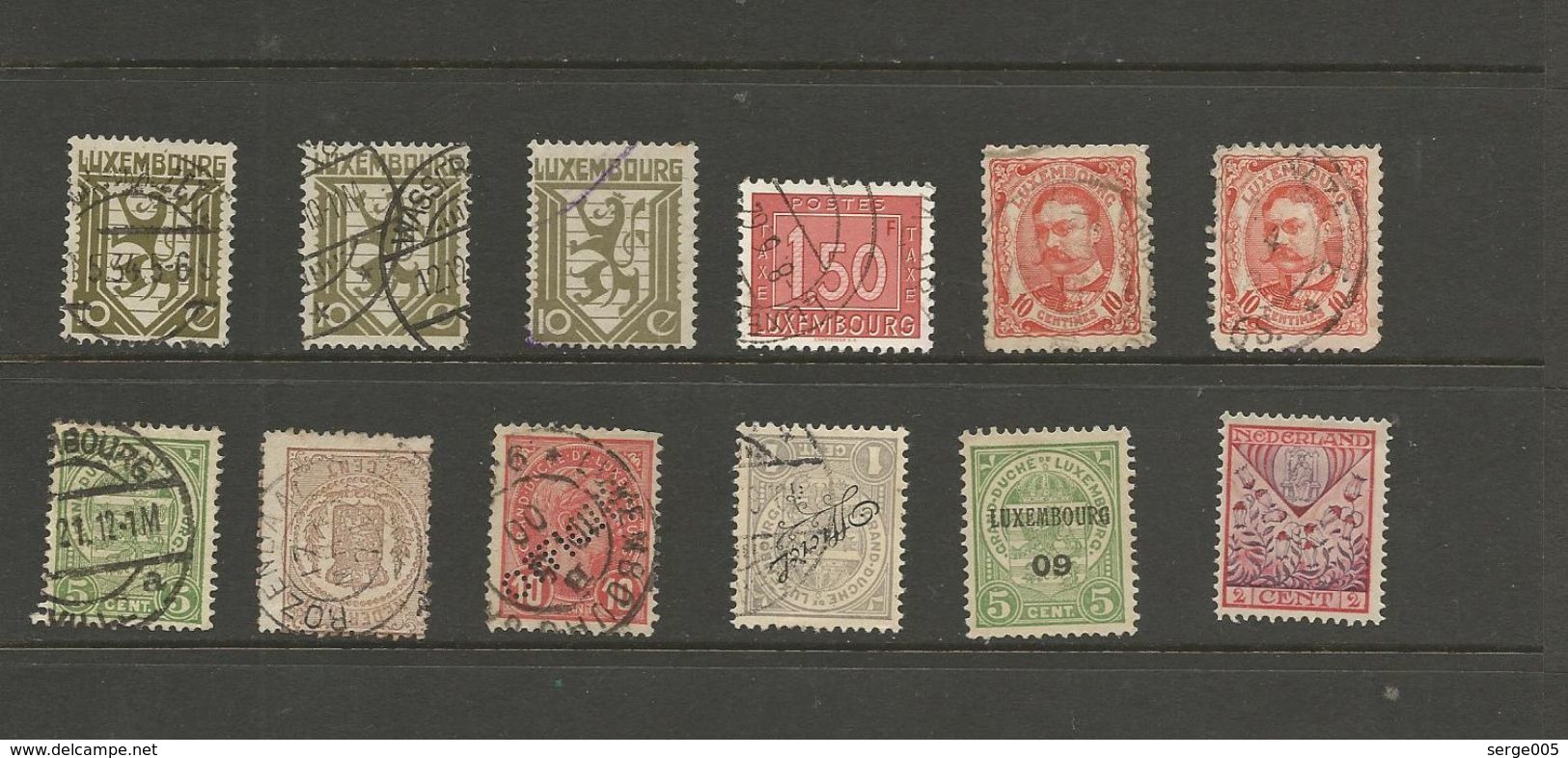 LUXEMBOURG COLLECTION  LOT No 1 2 1 - Collections